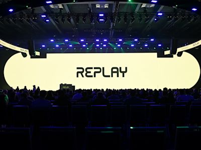Replay 2026 keynote stage