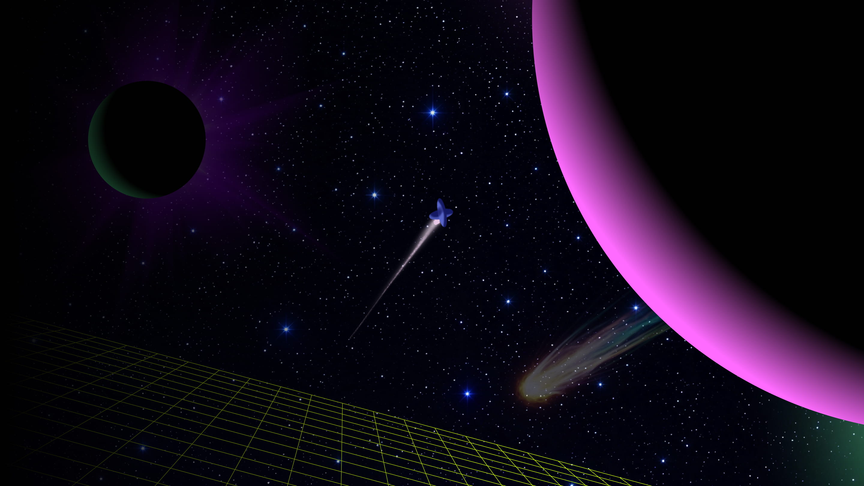 Abstract planet graphic