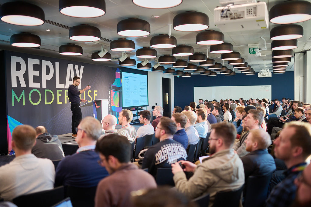 Vinted speaking at Replay 2025