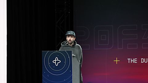 Lovable speaking at Replay 2026