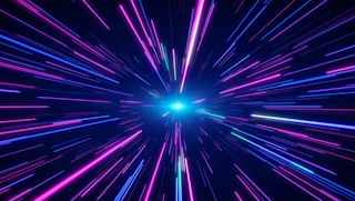 Vortex in space graphic