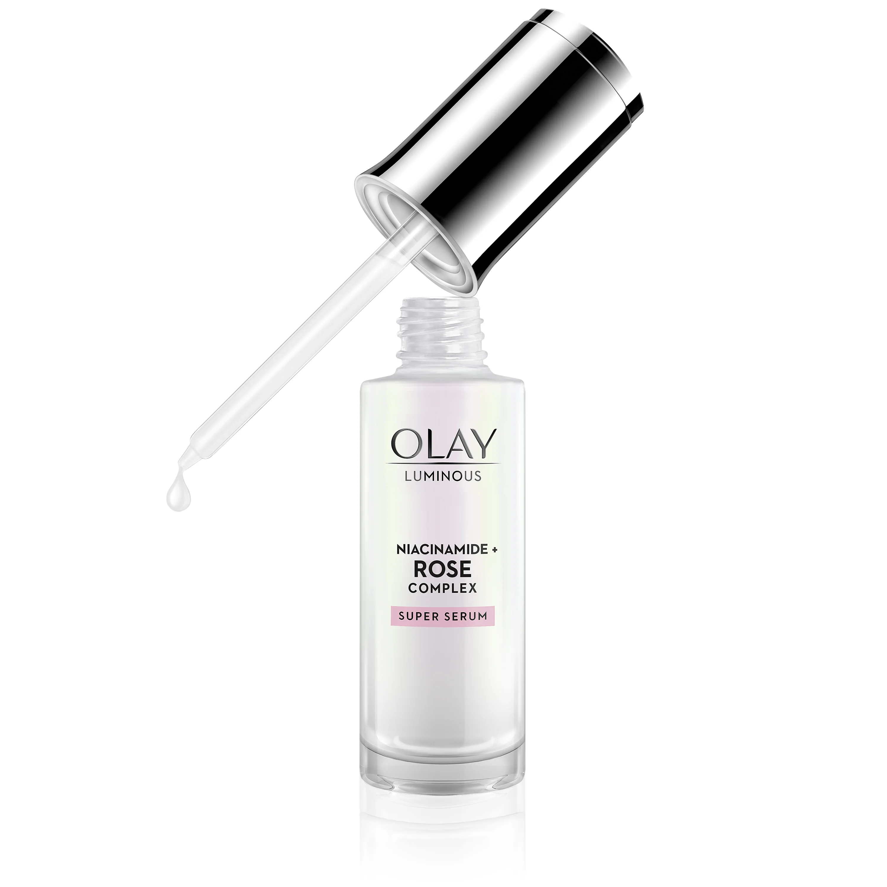 Olay Luminous Niacinamide Rose Complex Super Serum bottle