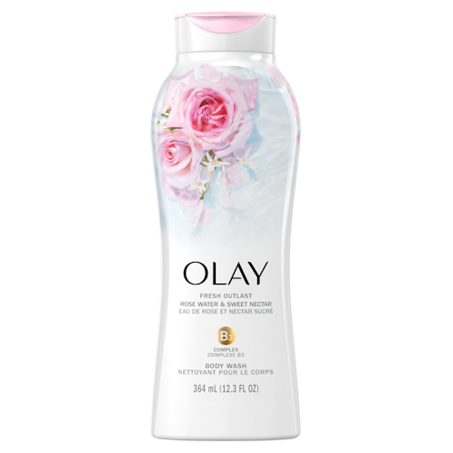 Rose Water and Sweet Nectar Fresh Outlast Body Wash
