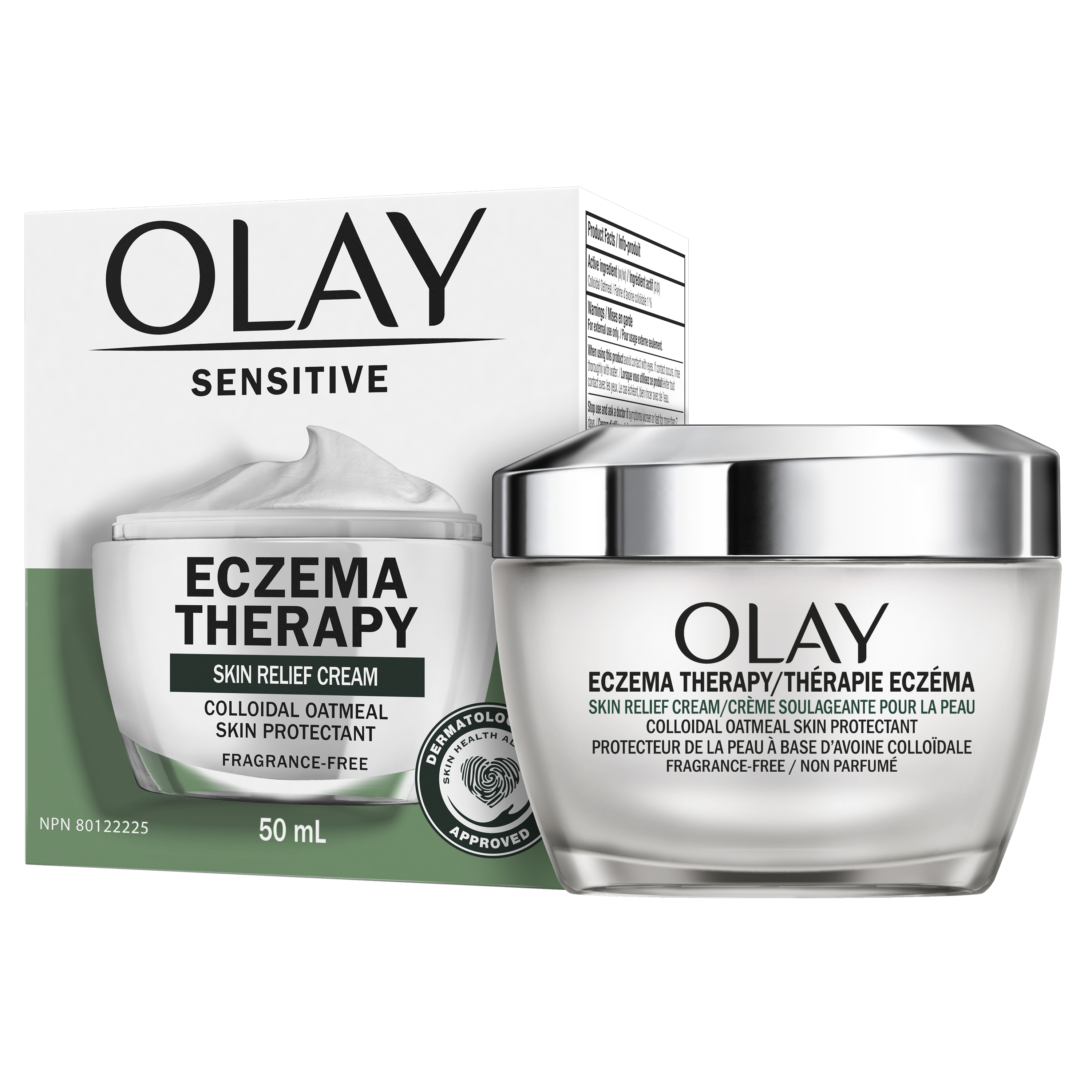 Olay Sensitive Eczema Therapy Face Moisturizer Skin Relief Cream