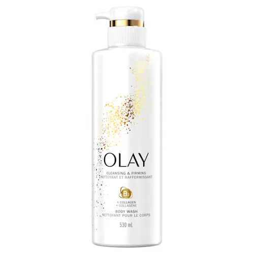 Nettoyant pour le corps Olay Purifiant et raffermissant avec vitamine B3 et collagène