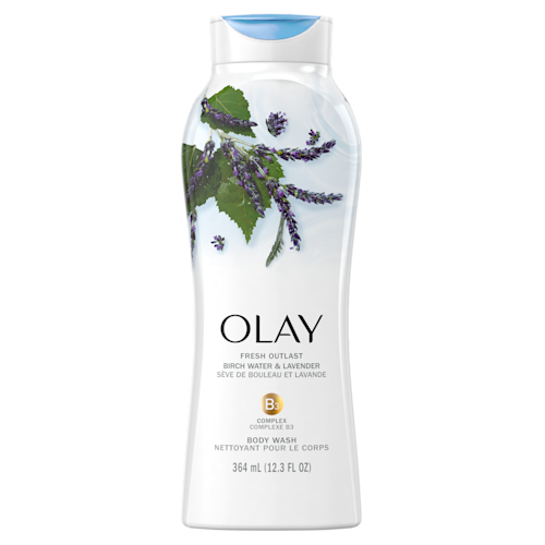 Birch Water and Lavender Fresh Outlast Body Wash
