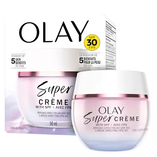 Super crème Olay avec écran solaire FPS 30, 50 mL (1,7 oz)
