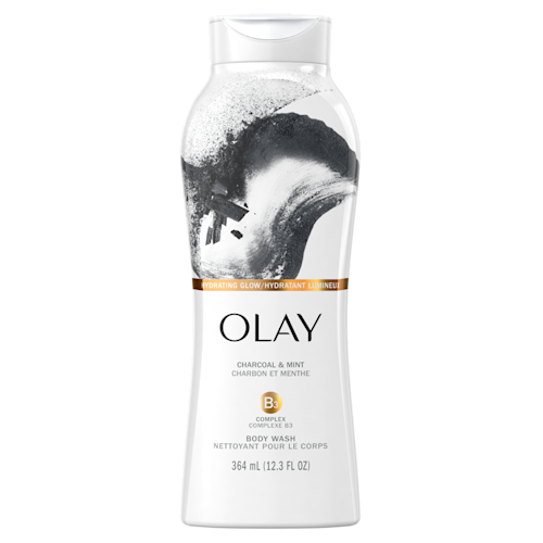 Charcoal and Mint Cleansing Infusion Hydrating Glow Body Wash