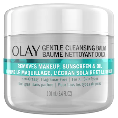 Olay Gentle Cleansing Balm Makeup Remover, Fragrance Free, 3.4 fl oz