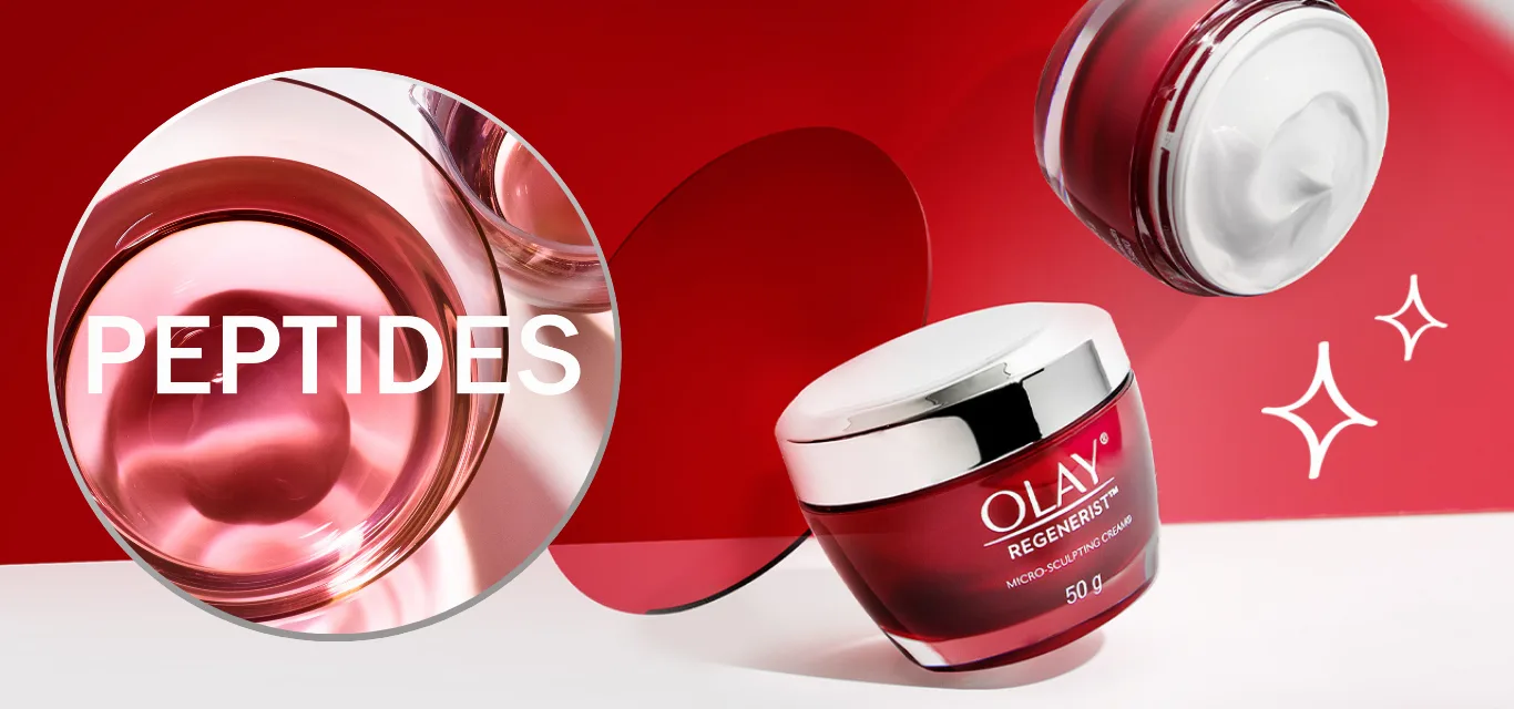 Your skin on olay peptides