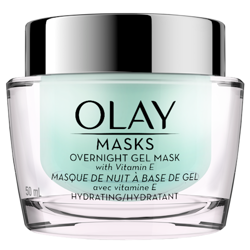 Masque de nuit à base de gel hydratant avec vitamine E, 50 mL