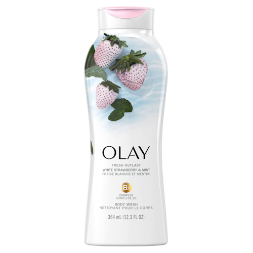 White Strawberry and Mint Fresh Outlast Body Wash