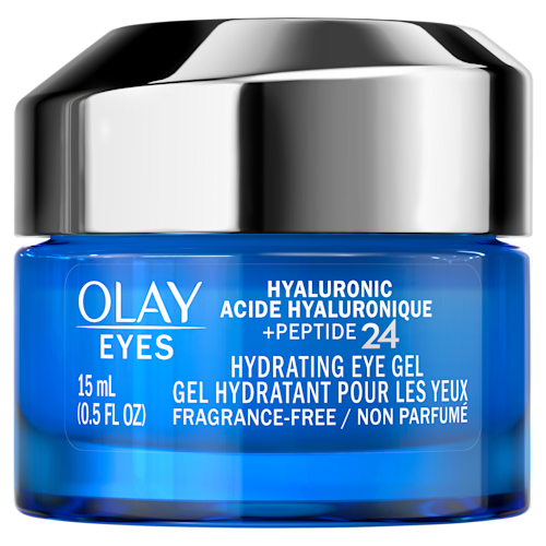 Olay Hyaluronic + Peptide 24 Gel Eye Cream, Fragrance-Free