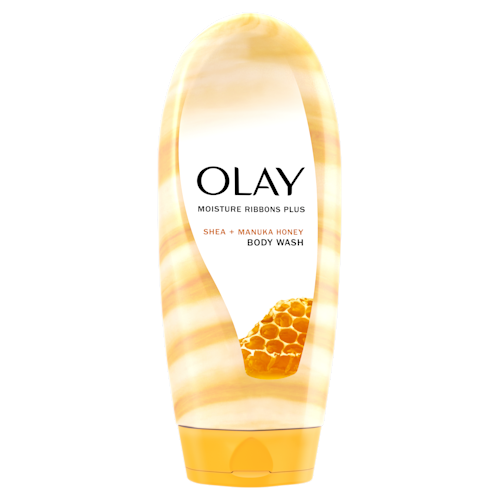 Nettoyant pour le corps OlayMoisture Ribbons Plus Beurre de karité et miel de Manuka