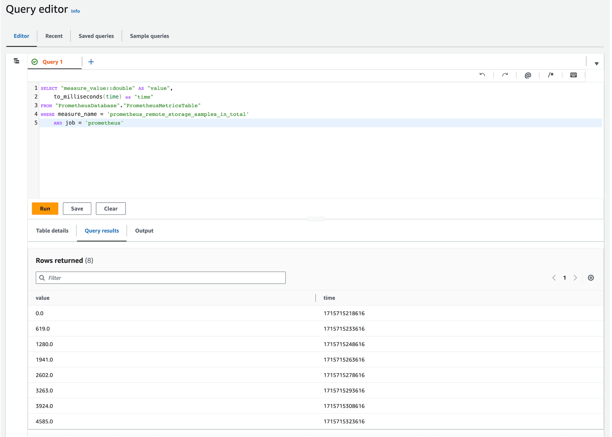 Image 6 - Introducing the Amazon Timestream for LiveAnalytics Prometheus Connector