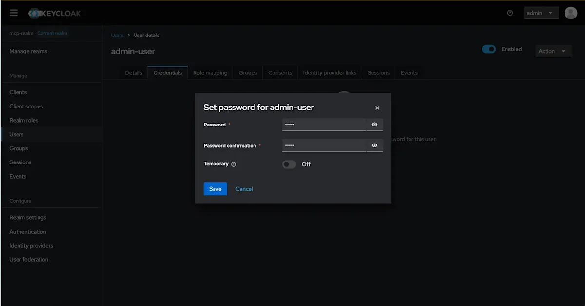 Securing MCP Servers - Set Password