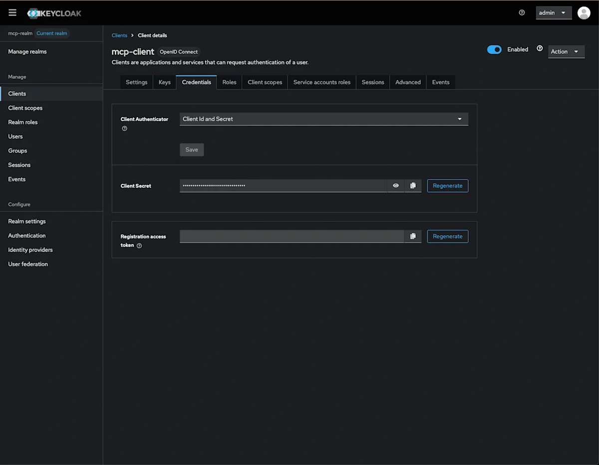Securing MCP Servers - MCP Client Credentials