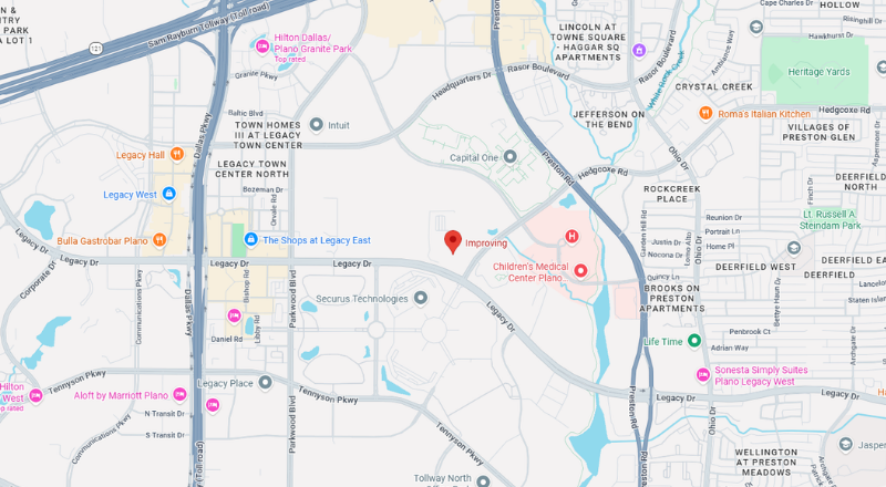 Map - Improving Dallas