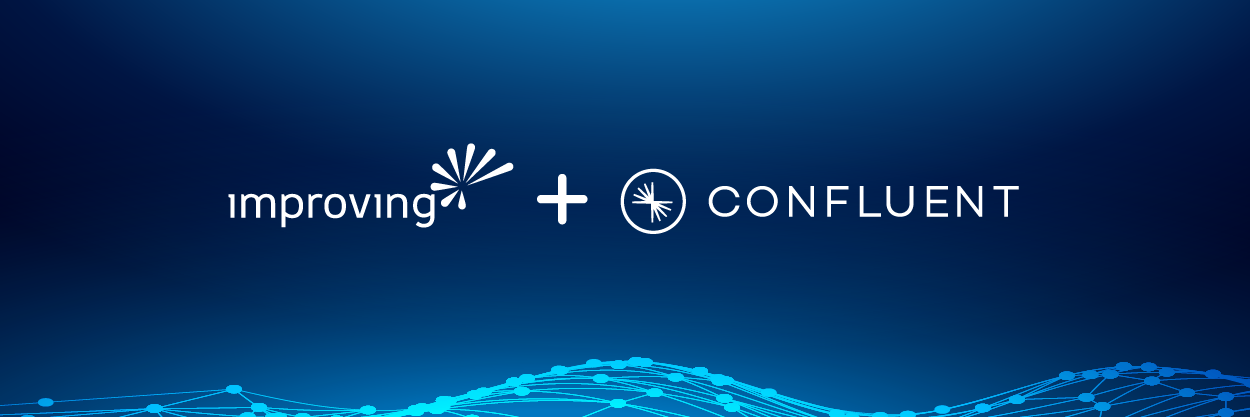 Improving plus COnfluent blue banner