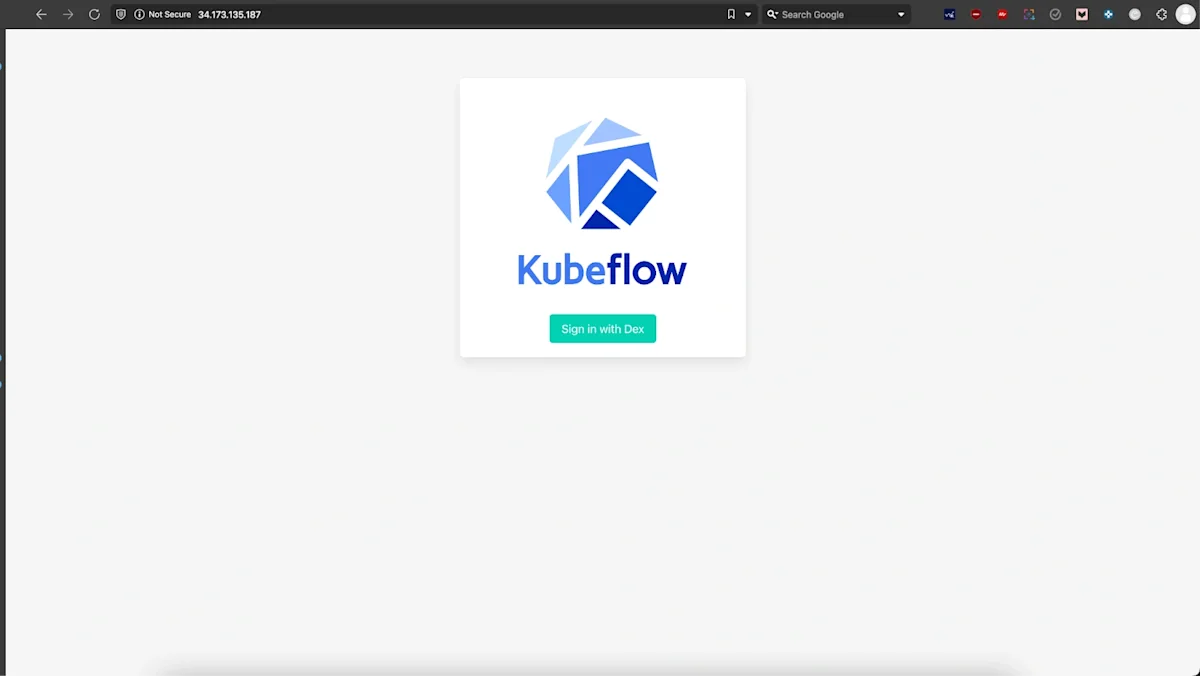 Kubeflow on GKE - access-kubeflow