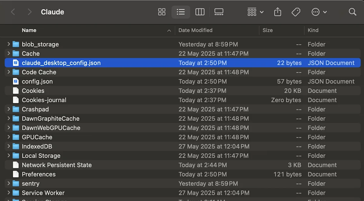 Blog - MCP Server - Click Edit config