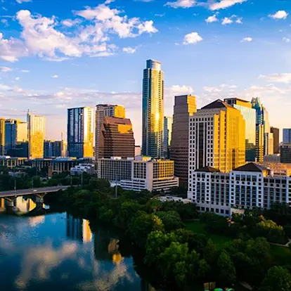 Austin skyline at dusk
