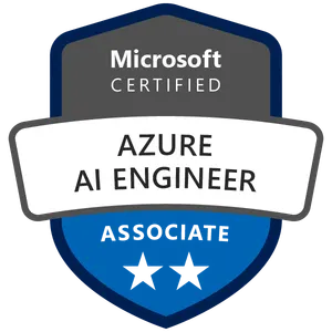 Badge - Microsoft Azure AI Engineer Badge - Microsoft Azure AI Engineer
