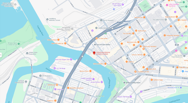 Map - Collision Bend Brewing