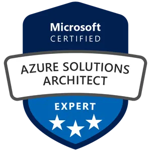 Badge - Microsoft Azure Solutions Architect Expert Badge - Microsoft Azure Solutions Architect Expert