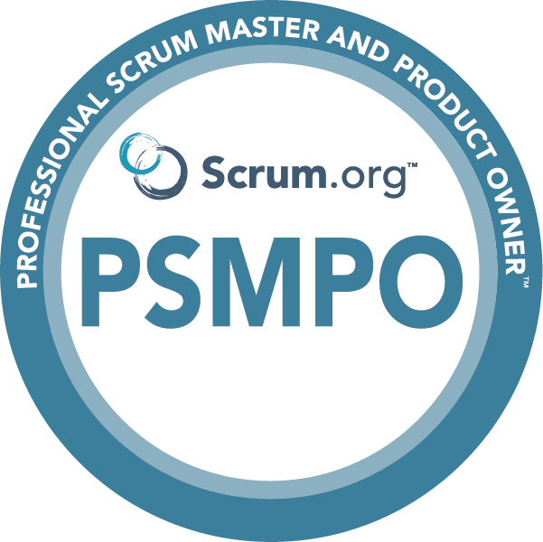 Professional Scrum Master & Product Owner (PSMPO) Logo