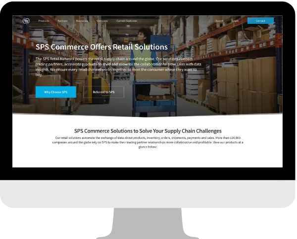 Image - SPS Commerce Case Study Screenshot Image - SPS Commerce Case Study Screenshot