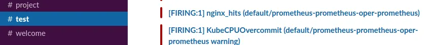Grafana Loki - nginx_hits alert in Slack channel