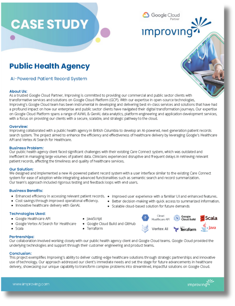 Image - Partner Portal (Google) Case Study - Public Health Agency