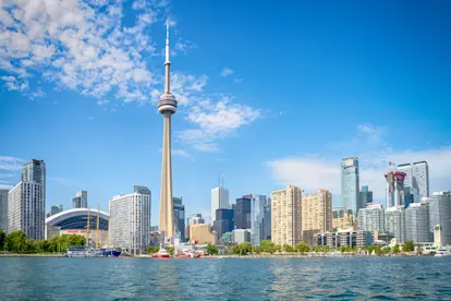 Toronto city skyline
