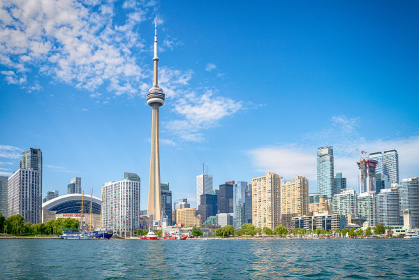 Toronto city skyline