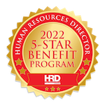 Award logo - 5 Star Benefit Canada 2022