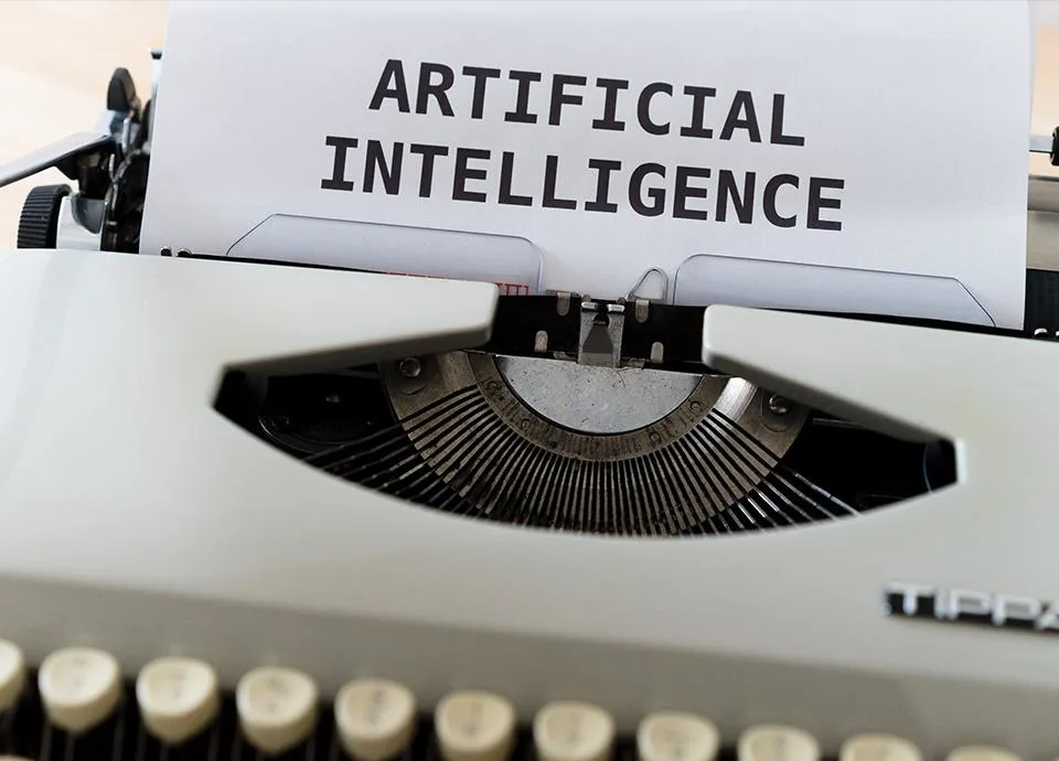 Artificial Intelligence typewriter