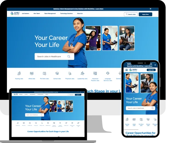 Image - AMN Healthcare Website