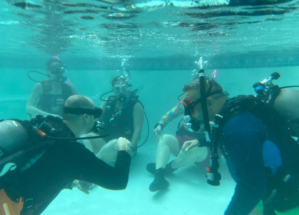 Photo - Improving Scuba Course Underwater