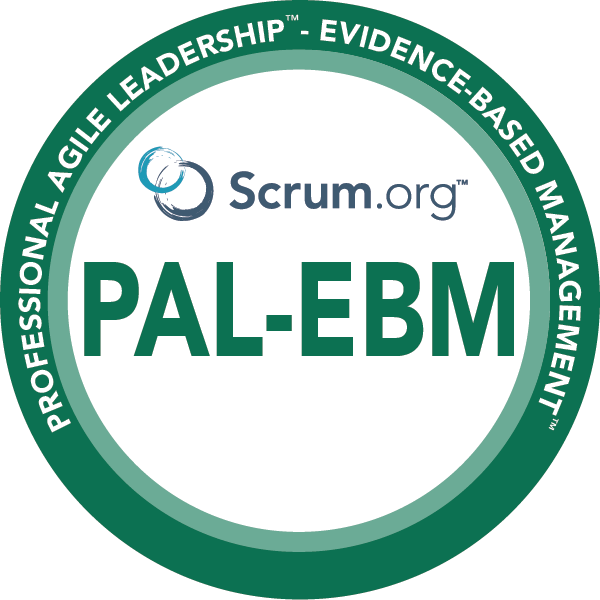 Professional Agile Leadership - Evidence-Based Management (PAL-EBM) Logo