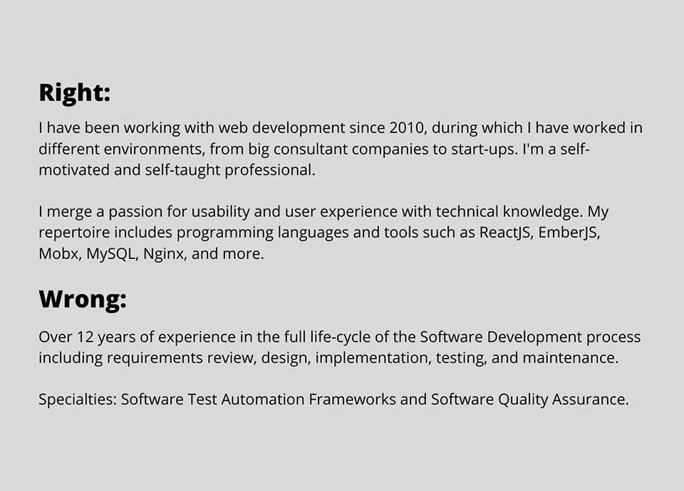 Right and Wrong resume