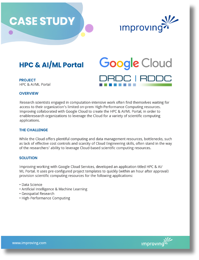 Image - Partner Portal (Google) Case Study - DRDC