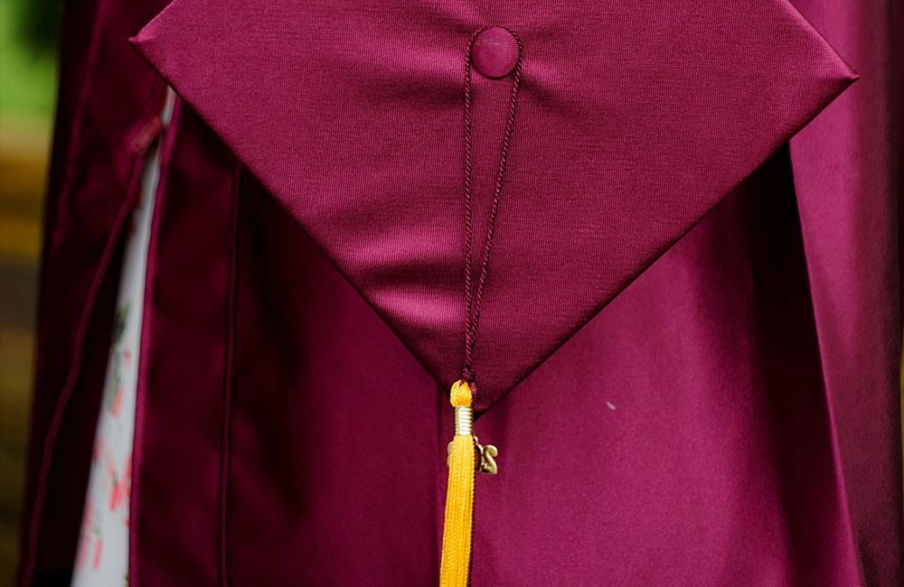 Graduation gown and cap