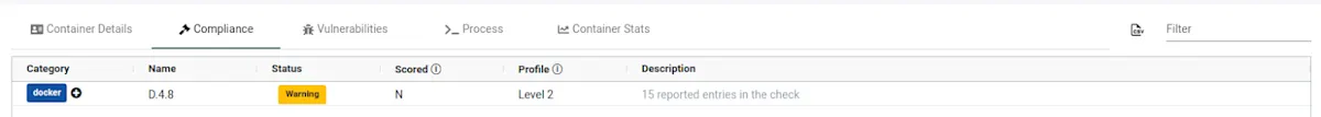 Container compliance - NeuVector