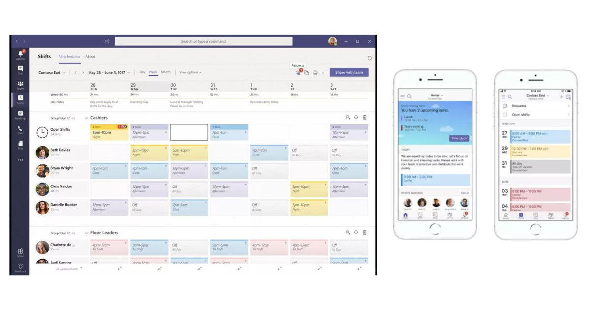 Asset - Image Microsoft StaffHub Merged Into Teams