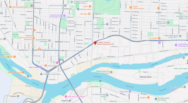 Map - Vancouver Movie Night 2026