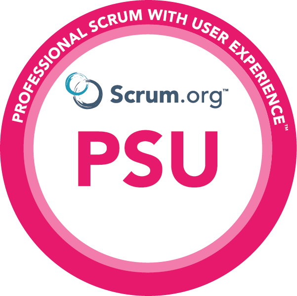 Professional Scrum with User Experience (PSU) Logo