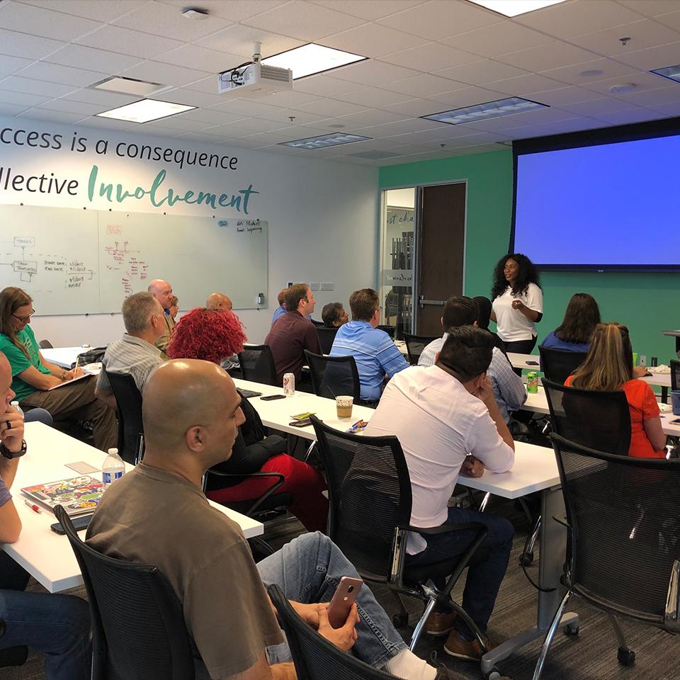 user group photo in Dallas office