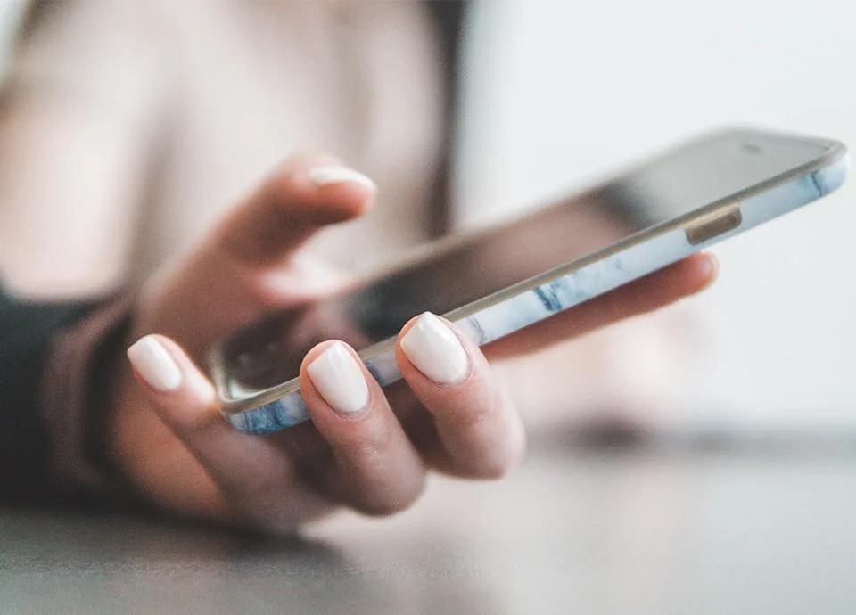 Woman Holding Phone