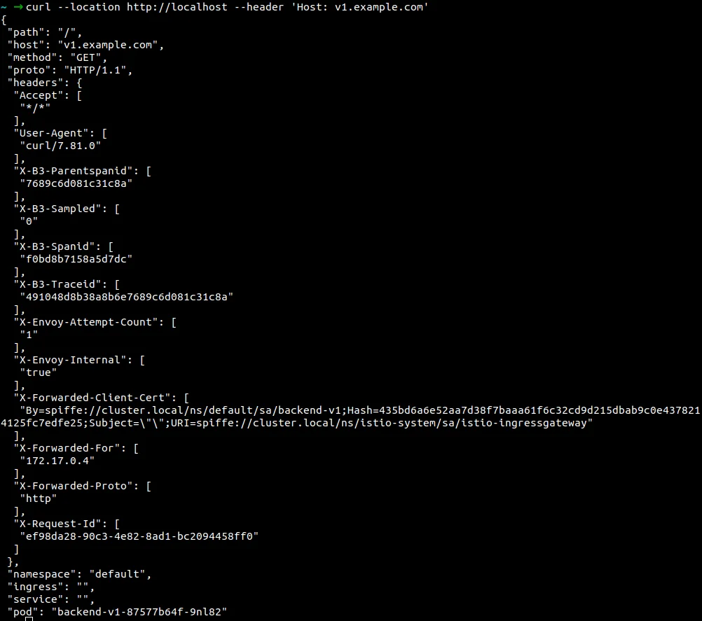 Simplify API Mgmt Istio - Host-Based Routing v1